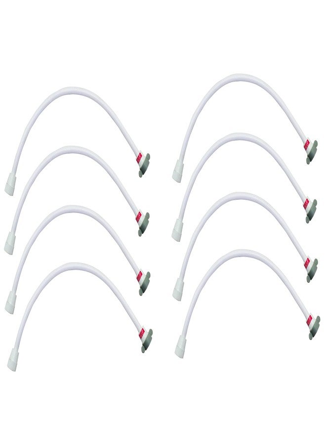 Anatomix Connection Pipe For Geyser/Connection Pipe For Wash Basin, Cistern Tank, Various Appliances (White, 30 Inch) - Pack of 8 LQ - Image 1